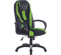Компьютерное кресло BRABIX PREMIUM Rapid GM-102 экокожа/ткань,черное/зеленое 532419