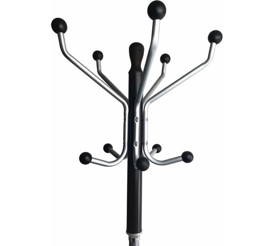 Вешалка-стойка BRABIX CR-870 металл, 5+3 крючка, цвет коричневый 606436