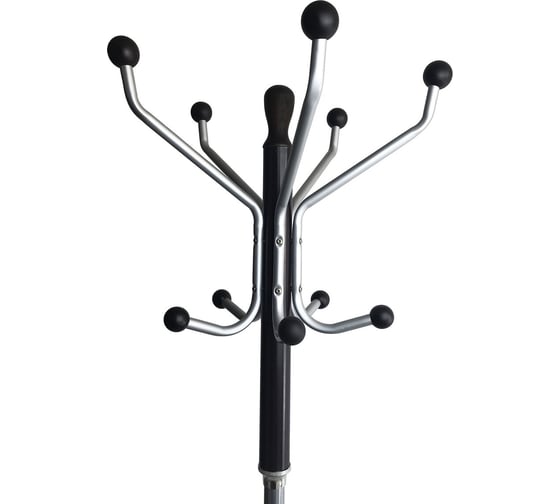 Вешалка-стойка BRABIX CR-870 металл, 5+3 крючка, цвет коричневый 606436