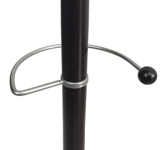 Вешалка-стойка BRABIX CR-870 металл, 5+3 крючка, цвет коричневый 606436