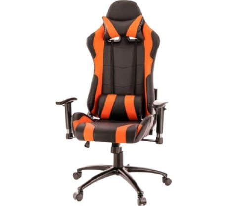 Кресло Everprof экокожа EP-lotus s2 eco black/orange