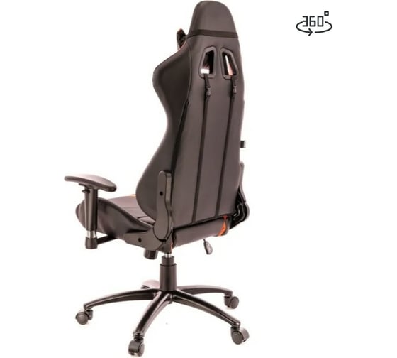 Кресло Everprof экокожа EP-lotus s2 eco black/orange