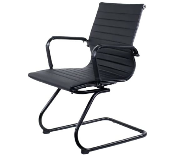 Кресло Everprof экокожа EP-leo black CF PU black
