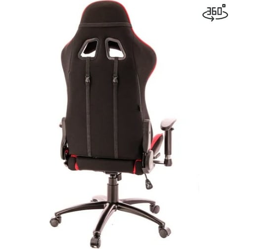 Кресло Everprof  ткань EP-lotus s4 fabric black/red