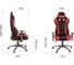 Кресло Everprof  ткань EP-lotus s4 fabric black/red 8