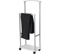 Костюмная вешалка Мебелик Верис 3 металлик/белый 006383