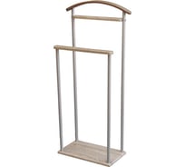 Костюмная вешалка Мебелик Верис 4 металлик/дуб сонома 4862