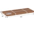 Костюмная вешалка Мебелик Д 10 металлик/венге 1513 23