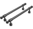Мебельная ручка-скоба StahlBuro AP2306-128 2 шт., BL матовый черный 16771 1