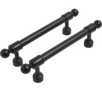 Мебельная ручка-скоба StahlBuro AP2306-96 2 шт., BL матовый черный 16767