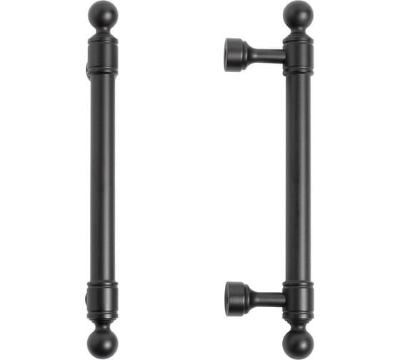Мебельная ручка-скоба StahlBuro AP2306-96 2 шт., BL матовый черный 16767