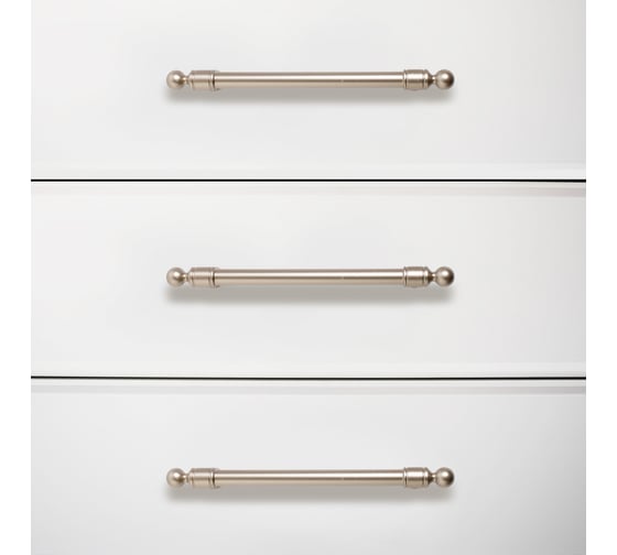 Мебельная ручка-скоба StahlBuro AP2306-128 2 шт., SN сатин 16774