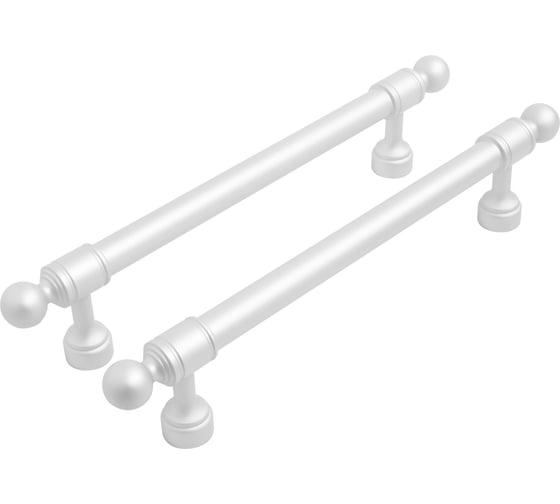 Мебельная ручка-скоба StahlBuro AP2306-128 2 шт., W матовый белый хром 16772 1
