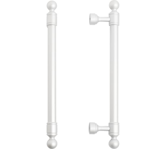 Мебельная ручка-скоба StahlBuro AP2306-128 2 шт., W матовый белый хром 16772