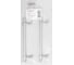 Мебельная ручка-скоба StahlBuro AP2306-128 2 шт., W матовый белый хром 16772 4