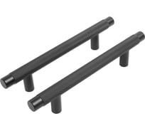 Мебельная ручка-скоба StahlBuro AP2308-96 2 шт., BL матовый черный 16753
