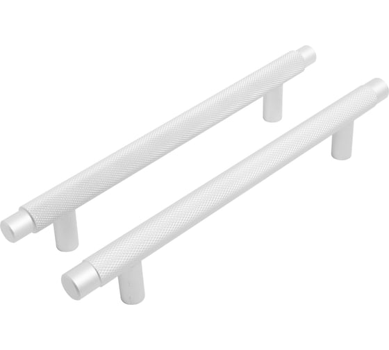 Мебельная ручка-скоба StahlBuro AP2308-128 2 шт., W матовый белый хром 16758 1
