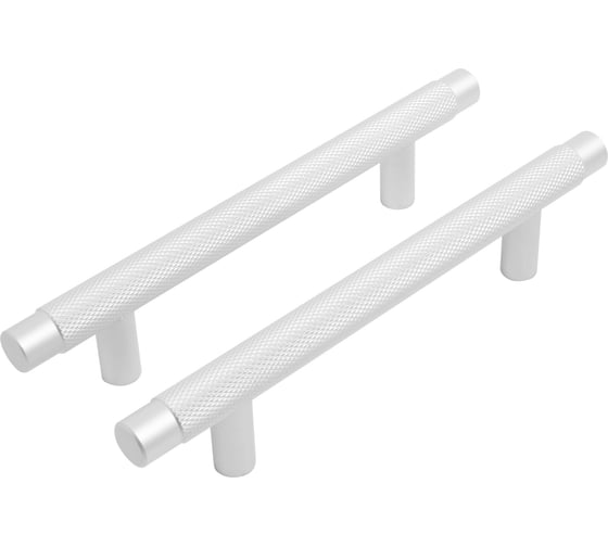 Мебельная ручка-скоба StahlBuro AP2308-96 2 шт., W матовый белый хром 16754