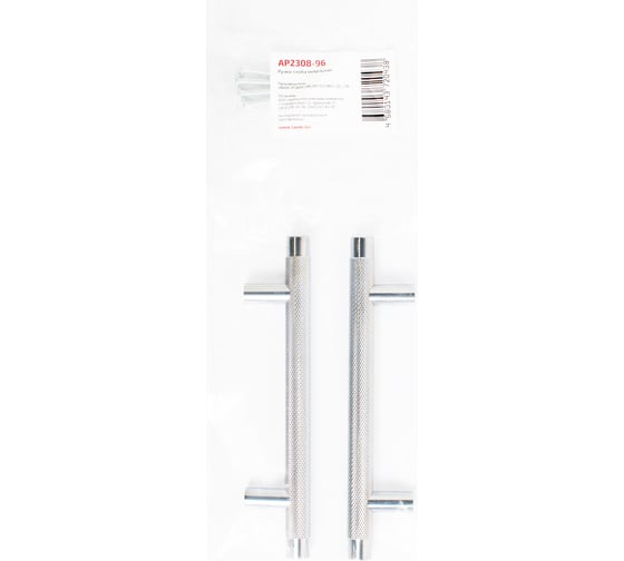 Мебельная ручка-скоба StahlBuro AP2308-96 2 шт., CP хром 16755