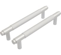 Мебельная ручка-скоба StahlBuro AP2309-128 2 шт., W матовый белый хром 16780