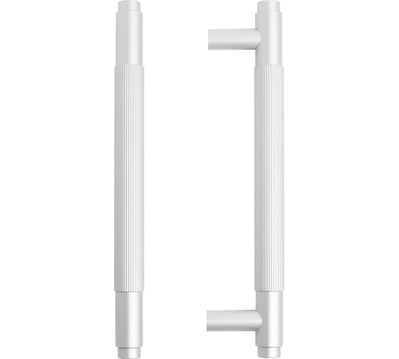Мебельная ручка-скоба StahlBuro AP2309-128 2 шт., W матовый белый хром 16780