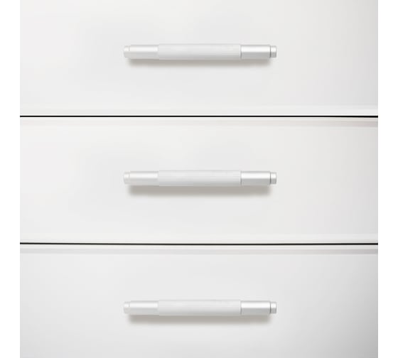 Мебельная ручка-скоба StahlBuro AP2309-96 2 шт., W матовый белый хром 16776