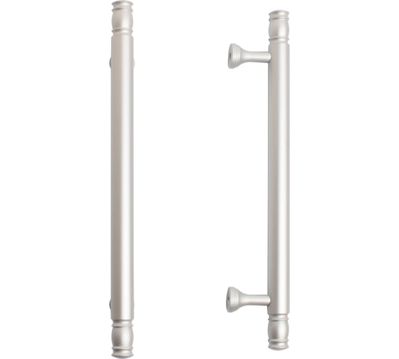 Мебельная ручка-скоба StahlBuro AP2311-128 2 шт., W матовый белый хром 16788