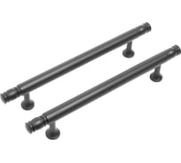 Мебельная ручка-скоба StahlBuro AP2311-128 2 шт., BL матовый черный 16787