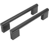 Мебельная ручка-скоба StahlBuro AP2313-128 2 шт., BL матовый черный 16799