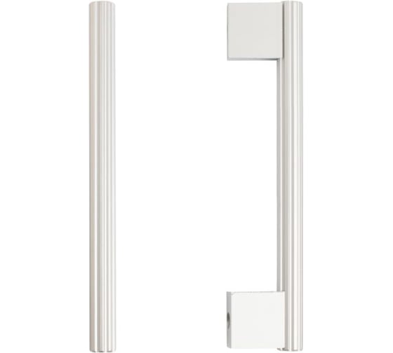 Мебельная ручка-скоба StahlBuro AP2313-128 2 шт., W матовый белый хром 16800