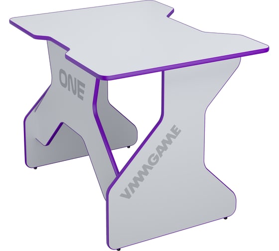 Игровой компьютерный стол VMMGame ONE WHITE 100 PURPLE TL-1-WEPU