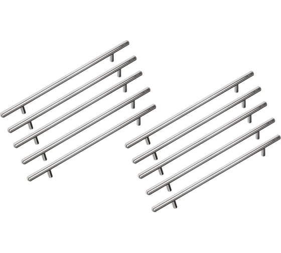 Ручка-рейлинг ОФК комплект из 10 штук, 2011-192 d10 хром Tr-00001158
