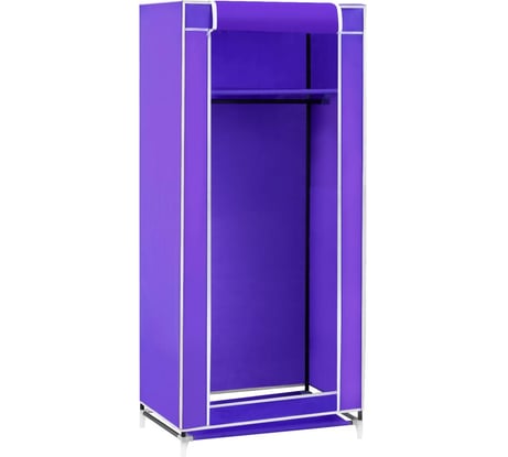 Универсальный тканевый шкаф для хранения вещей DEKO DKCL04 PURPLE 041-0015