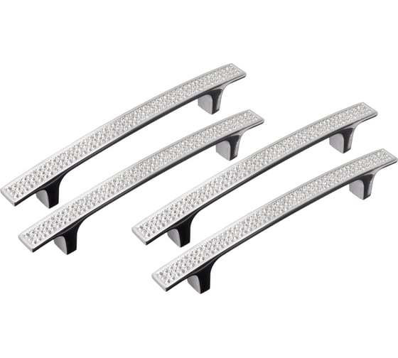 Ручка-скоба ОФК комплект из 4 штук, 6001-128 хром Tr-00001131