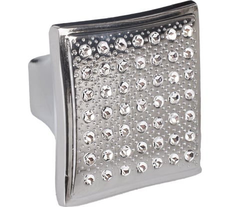 Ручка-кнопка ОФК комплект из 10 штук, 1203 А хром Tr-00001138