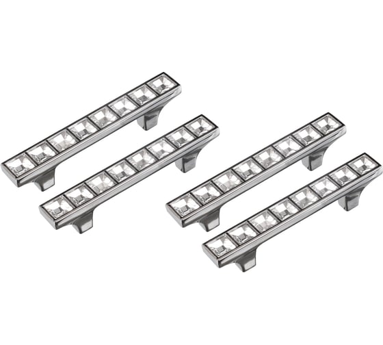 Ручка-скоба ОФК комплект из 4 штук, 505-64 хром Tr-00001123