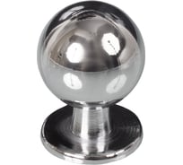 Ручка-кнопка ОФК комплект из 10 штук, 605 S d17 хром Tr-00001140