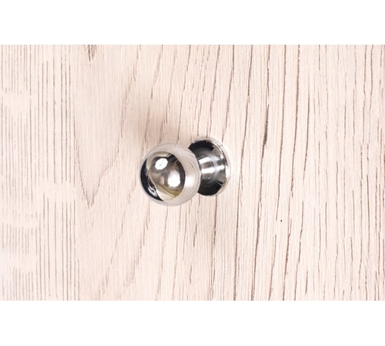 Ручка-кнопка ОФК комплект из 10 штук, 605 S d17 хром Tr-00001140