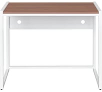Стол письменный GreenWeen AGORA, 900x500x765 мм, белый каркас, столешница ЛДСП орех табак GW-AGORA-900-W-LD-TOBAC