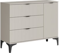 Комод Ridberg ANDRE 3Я/1Д Кашемир/Черный 1214463