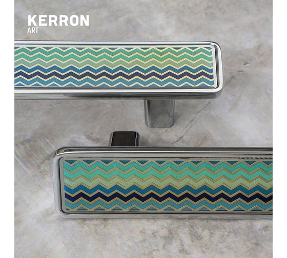 Ручка-скоба KERRON 128 мм, хром, BREEZE KA3-128BR21-CR