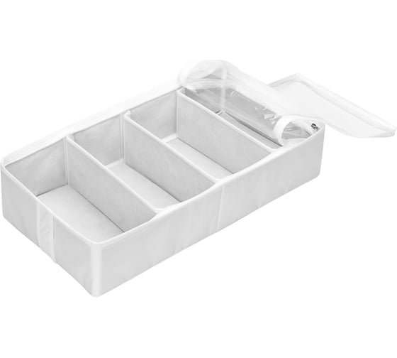 Органайзер для обуви HOMSU, на 4 бокса, White HOM-1098