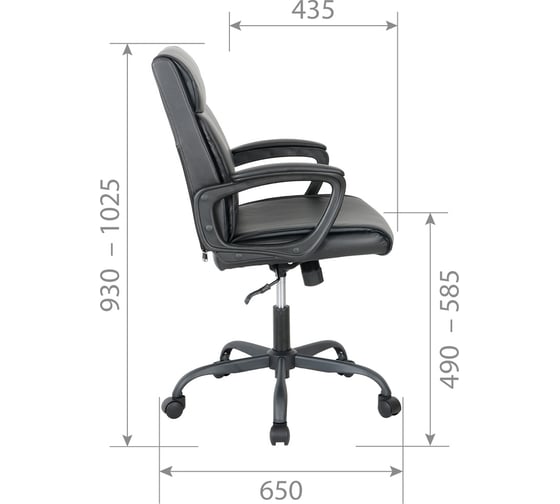 Офисное кресло CHAIRMAN CH303 экокожа, коричневый 00-07145993