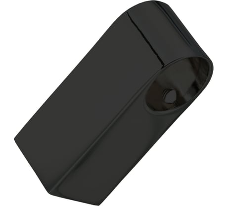 Держатель рейлинга Lemax модерн, черный матовый RAT-13 BL