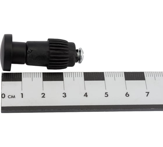 Заглушка рейлинга Lemax модерн, черный матовый RAT-16 BL