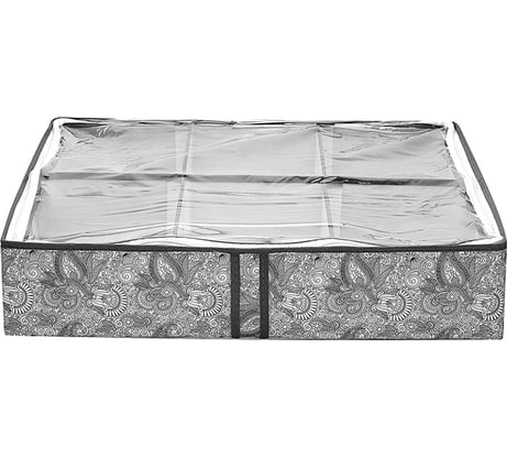 Органайзер для обуви на 6 боксов HOMSU Grey Flower HOM-1095