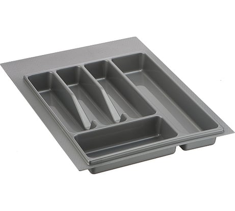 Лоток для столовых приборов Volpato Д490 Ш340, серый 32-73-N40-GR