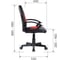 Офисное кресло CHAIRMAN CH111 экокожа, черно-красный 00-07145980 6