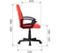 Офисное кресло CHAIRMAN CH111 экокожа, красно-черный 00-07145978 8