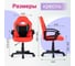Офисное кресло CHAIRMAN CH111 экокожа, красно-черный 00-07145978 10